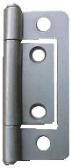 Flush Door Hinge Silver 